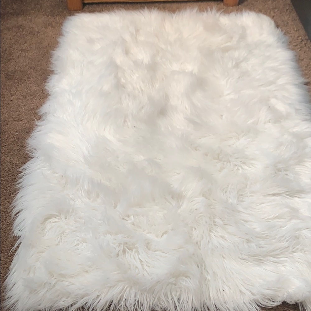 A cute fury rug